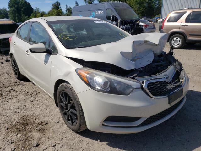 KIA FORTE LX 2014 with VIN KNAFK4A67E5148667 - Photo from auction