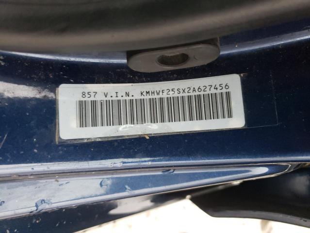 Photo 10 from auction – 2002 HYUNDAI SONATA GL with VIN KMHWF25SX2A627456