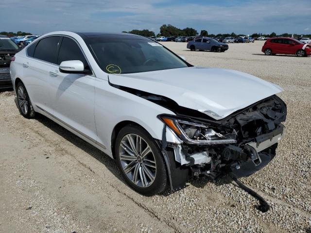 GENESIS G80 BASE 2018 with VIN KMHGN4JE5JU243133 - Photo from auction