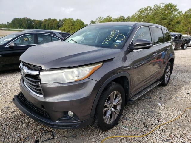 Photo 2 from auction – 2015 TOYOTA HIGHLANDER with VIN 5TDZKRFH6FS051463