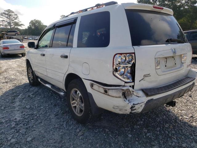 Photo 3 from auction – 2004 HONDA PILOT EXL with VIN 2HKYF18544H576951
