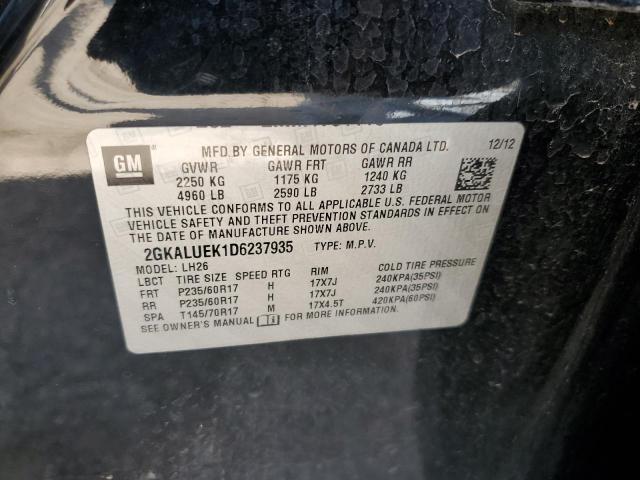 Photo 10 from auction – 2013 GMC TERRAIN SL with VIN 2GKALUEK1D6237935