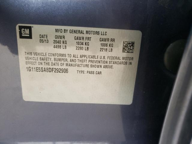 Photo 10 from auction – 2013 CHEVROLET MALIBU 2LT with VIN 1G11E5SA8DF292906