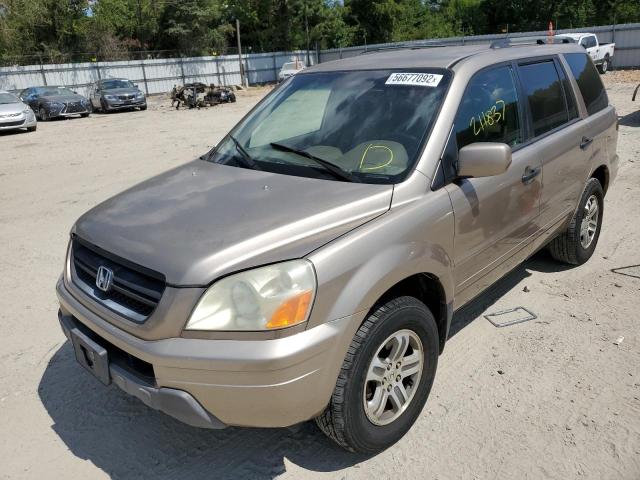 Photo 2 from auction – 2004 HONDA PILOT EXL with VIN 2HKYF18564H523670