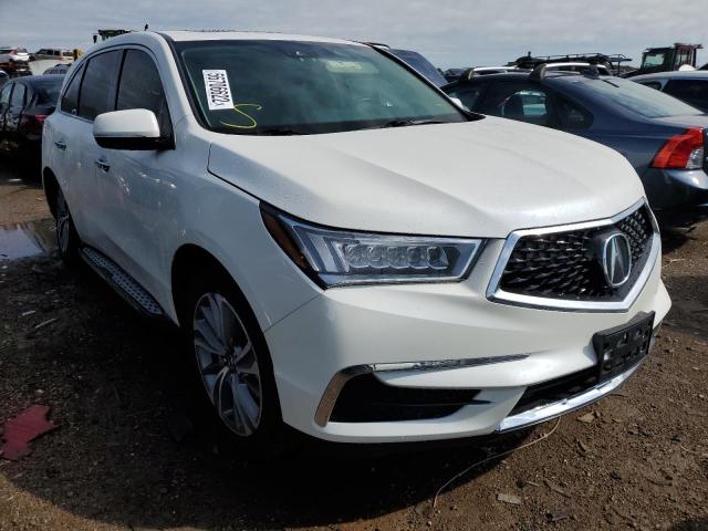 ACURA MDX TECHNO 2017 with VIN 5J8YD4H54HL000254 - Photo from auction