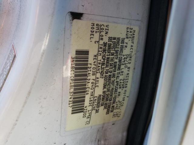 Photo 10 from auction – 2011 NISSAN VERSA S with VIN 3N1BC1CP1BL374317