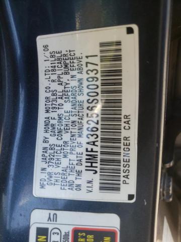 Photo 10 from auction – 2006 HONDA CIVIC HYBR with VIN JHMFA36256S009371