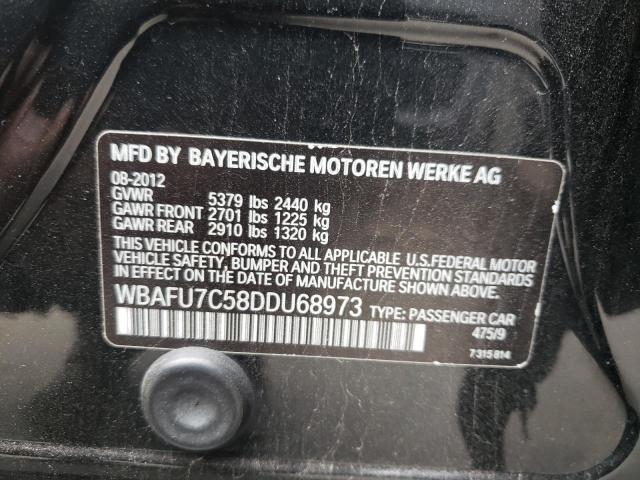 Photo 10 from auction – 2013 BMW 535 XI with VIN WBAFU7C58DDU68973