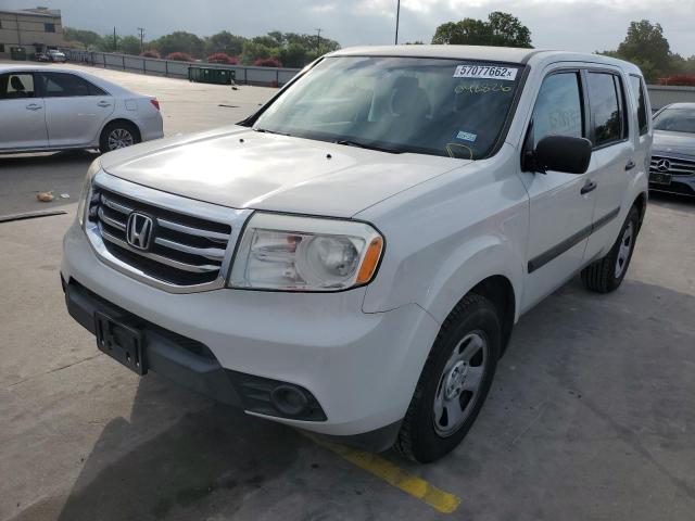 Photo 2 from auction – 2013 HONDA PILOT LX with VIN 5FNYF3H25DB042826