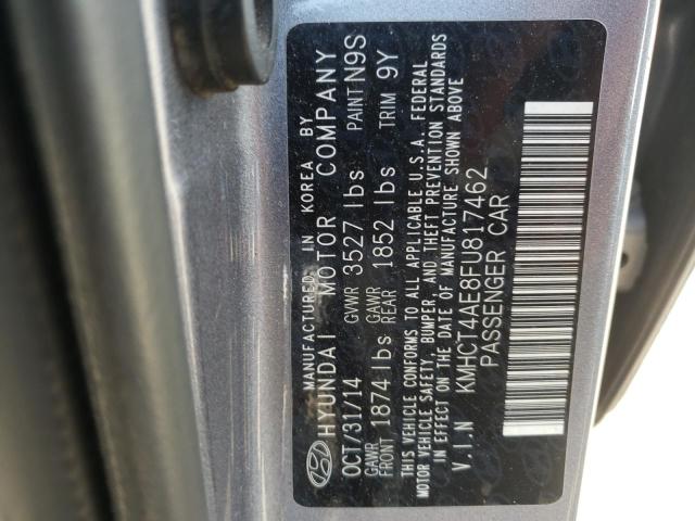 Photo 10 from auction – 2015 HYUNDAI ACCENT GLS with VIN KMHCT4AE8FU817462