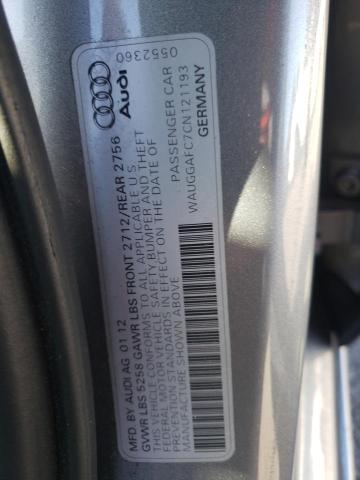 Photo 10 from auction – 2012 AUDI A6 PREMIUM with VIN WAUGGAFC7CN121193