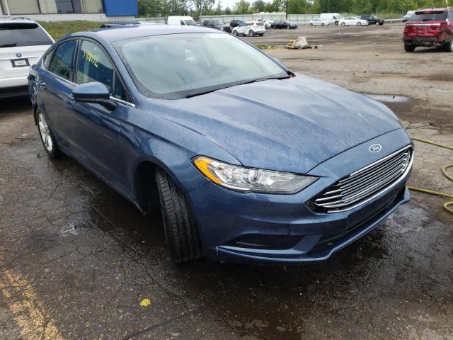 FORD FUSION SE 2018 with VIN 3FA6P0HD9JR179983 - Photo from auction