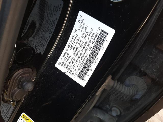 Photo 10 from auction – 2013 HONDA ACCORD EX with VIN 1HGCR2F74DA010535