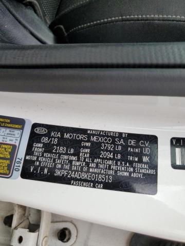 Photo 10 from auction – 2019 KIA FORTE FE with VIN 3KPF24AD8KE018513