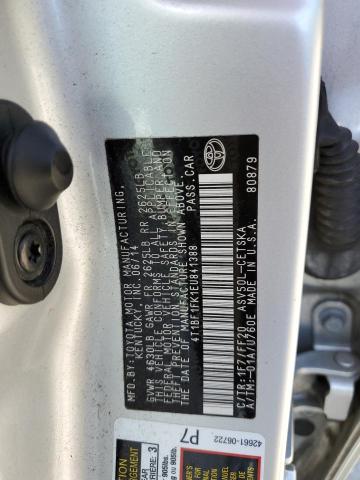 Photo 10 from auction – 2014 TOYOTA CAMRY with VIN 4T1BF1FK1EU841388