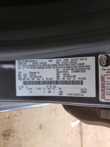 Photo 10 from auction – 2016 FORD FIESTA SE with VIN 3FADP4BJ3GM205156