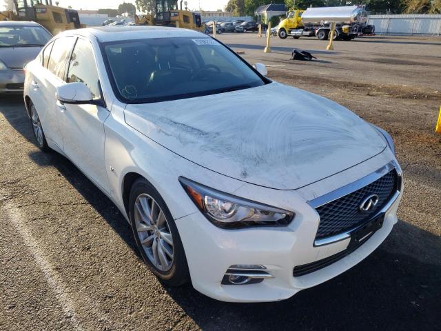 INFINITI Q50 BASE 2014 with VIN JN1BV7AP8EM689562 - Photo from auction