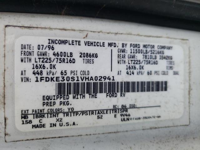 Photo 10 from auction – 1997 FORD ECONOLINE with VIN 1FDKE30S1VHA02941