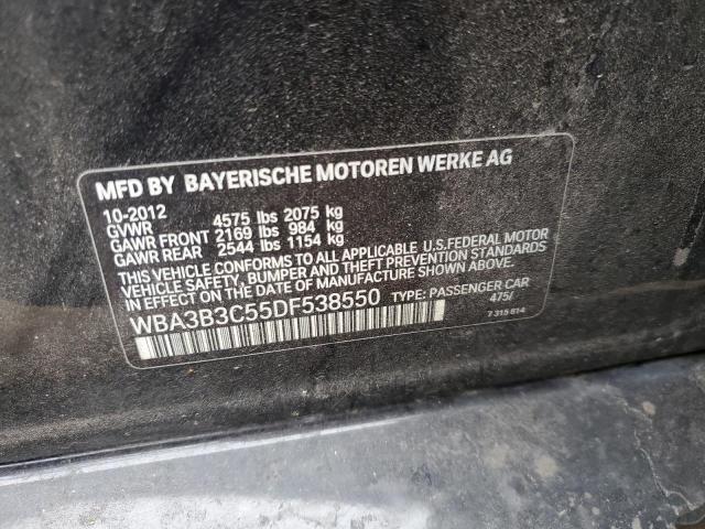 Photo 10 from auction – 2013 BMW 328 XI with VIN WBA3B3C55DF538550