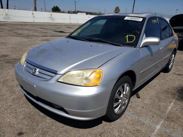 Photo 2 from auction – 2001 HONDA CIVIC EX with VIN JHMES26731S004807