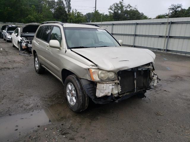 TOYOTA HIGHLANDER 2002 with VIN JTEGF21A820054841 - Photo from auction