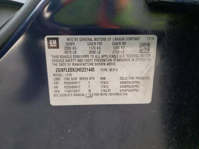 Photo 10 from auction – 2017 CHEVROLET EQUINOX LS with VIN 2GNFLEEK3H6231445