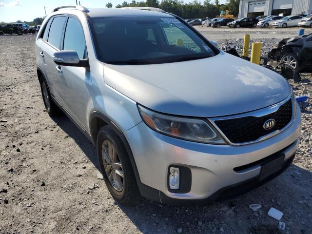 KIA SORENTO LX 2015 with VIN 5XYKTCA61FG593925 - Photo from auction