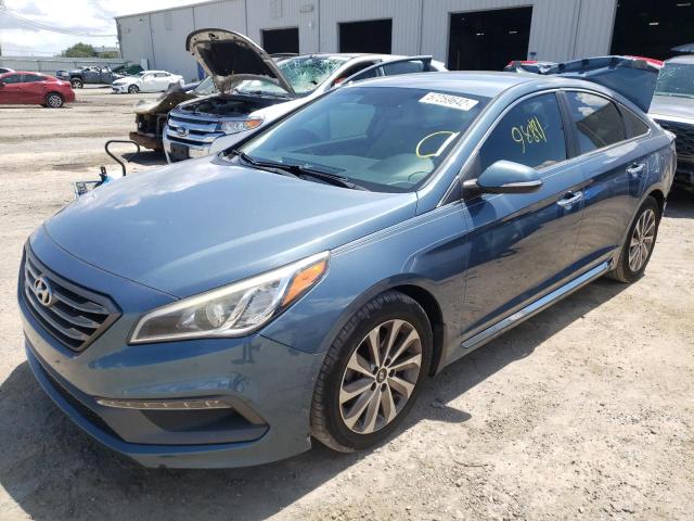 Photo 2 from auction – 2015 HYUNDAI SONATA SPO with VIN 5NPE34AF4FH100721