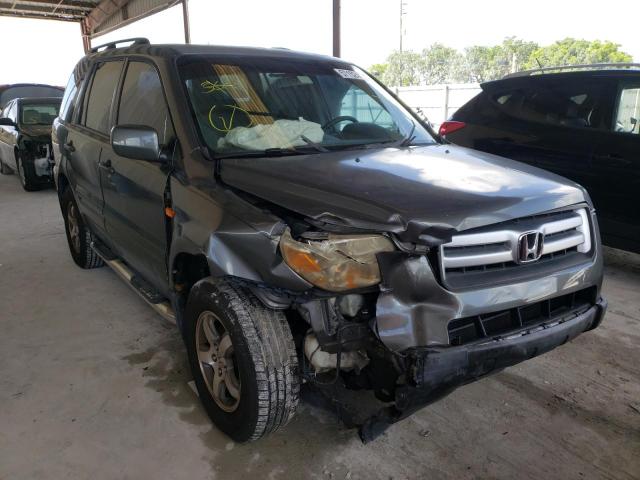 HONDA PILOT EX 2008 with VIN 5FNYF28418B025717 - Photo from auction