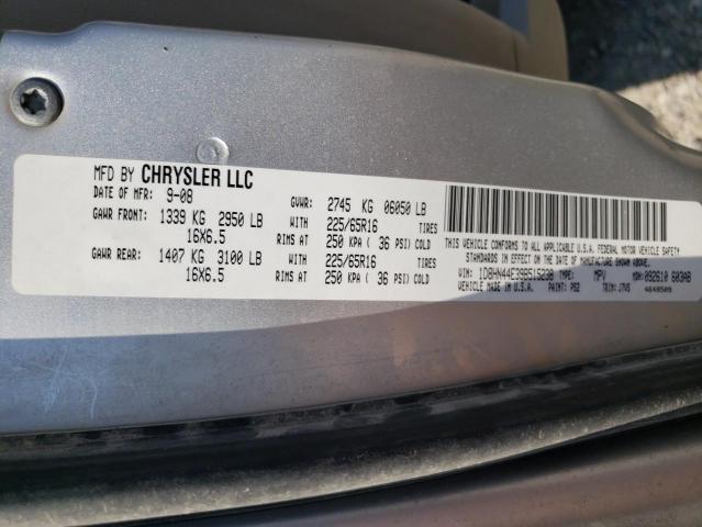 Photo 10 from auction – 2009 DODGE GRAND CARA with VIN 1D8HN44E39B515238