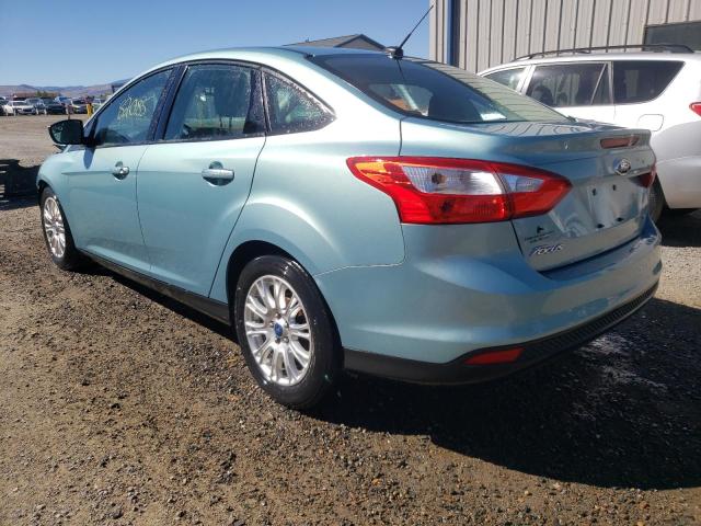 Photo 3 from auction – 2012 FORD FOCUS SE with VIN 1FAHP3F24CL179452