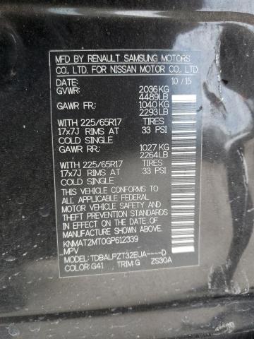 Photo 10 from auction – 2016 NISSAN ROGUE S with VIN KNMAT2MT0GP612339