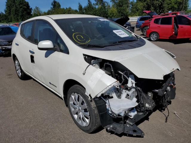 NISSAN LEAF S 2017 with VIN 1N4BZ0CP1HC302632 - Photo from auction