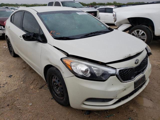 KIA FORTE LX 2015 with VIN KNAFK4A66F5321161 - Photo from auction
