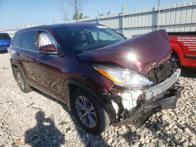 TOYOTA HIGHLANDER 2015 с VIN 5TDBKRFH3FS203667 - Фото с аукциона