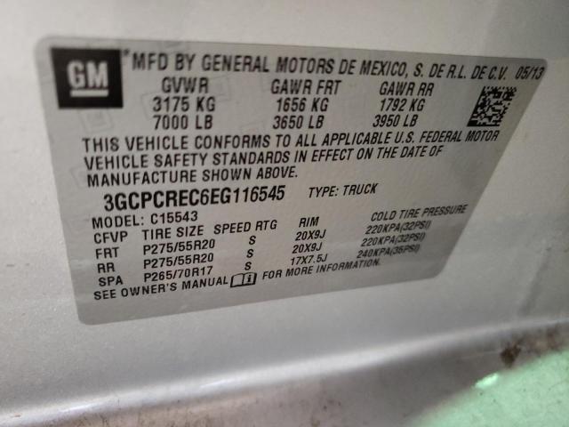 Photo 10 from auction – 2014 CHEVROLET SILVERADO with VIN 3GCPCREC6EG116545