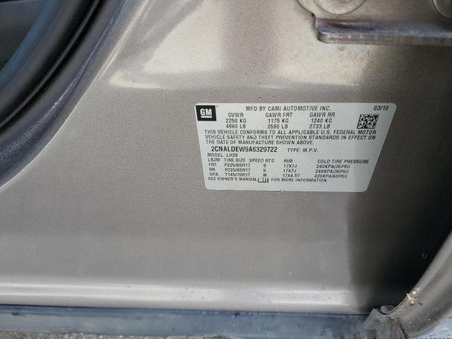 Photo 10 from auction – 2010 CHEVROLET EQUINOX LT with VIN 2CNALDEW9A6329722