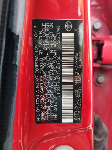 Photo 10 from auction – 2013 TOYOTA PRIUS C with VIN JTDKDTB3XD1554765