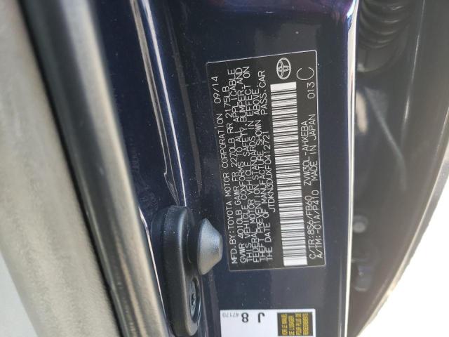Photo 10 from auction – 2015 TOYOTA PRIUS with VIN JTDKN3DUXF0412721