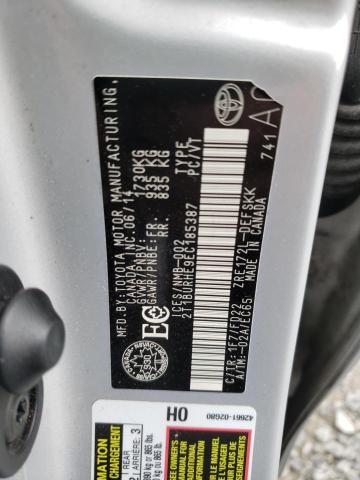 Photo 10 from auction – 2014 TOYOTA COROLLA L with VIN 2T1BURHE9EC185387