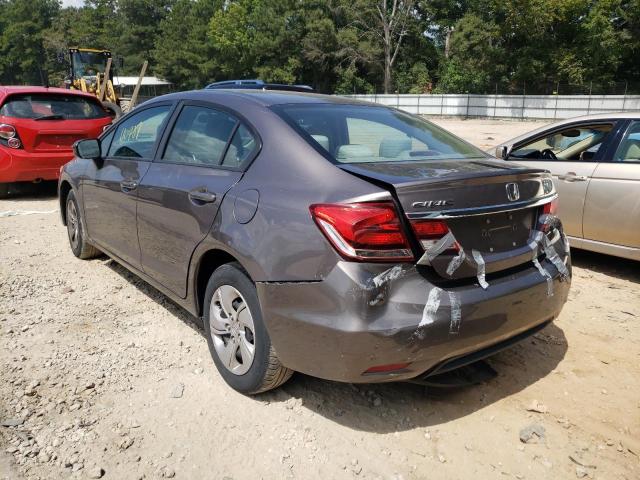 Photo 3 from auction – 2014 HONDA CIVIC LX with VIN 19XFB2F57EE016844