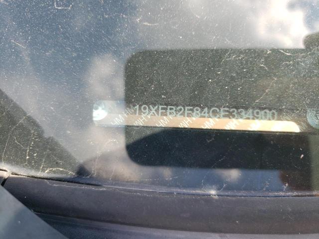 Photo 10 from auction – 2012 HONDA CIVIC EX with VIN 19XFB2F84CE334900