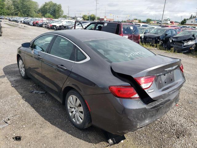 Photo 3 from auction – 2015 CHRYSLER 200 LX with VIN 1C3CCCFB1FN593267