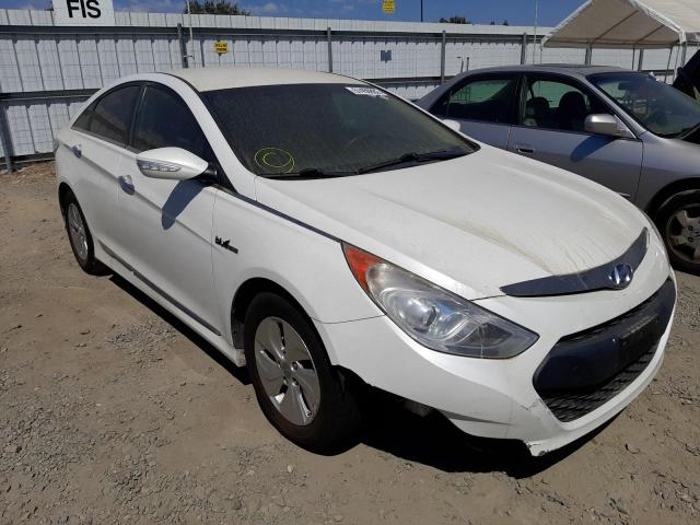 HYUNDAI SONATA HYB 2013 with VIN KMHEC4A45DA094040 - Photo from auction