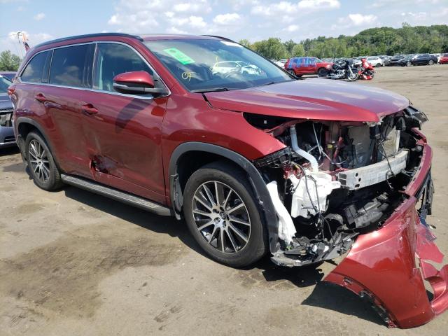 TOYOTA HIGHLANDER 2018 with VIN 5TDJZRFH1JS871080 - Photo from auction