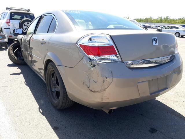 Photo 3 from auction – 2008 SATURN AURA XE with VIN 1G8ZS57B18F250985