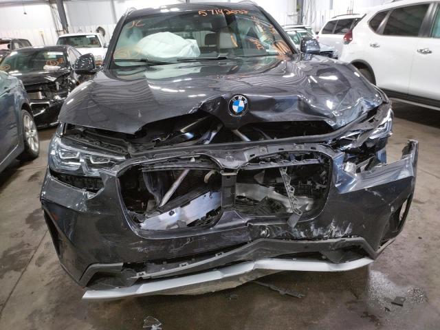 Photo 9 from auction – 2022 BMW X3 XDRIVE3 with VIN 5UX53DP05N9J98618