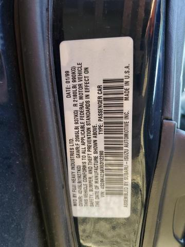 Photo 10 from auction – 1999 SUBARU LEGACY BRI with VIN 4S3BK4259X6312280