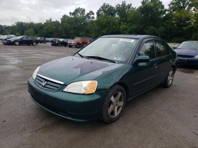 Photo 2 from auction – 2002 HONDA CIVIC with VIN 2HGES26762H512541