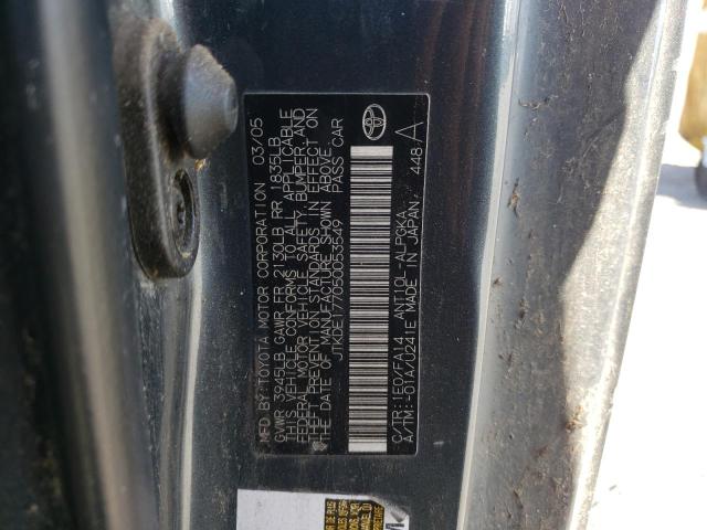 Photo 10 from auction – 2005 TOYOTA SCION TC with VIN JTKDE177050053549